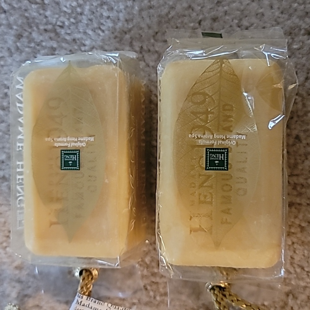 2 Original Madame Heng Aroma Spa soaps.